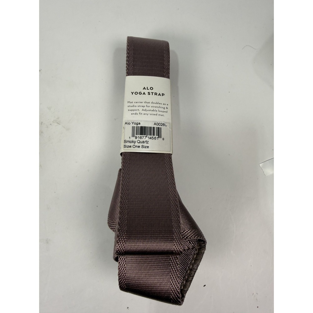 Alo Yoga Strap Mat Carrier & Studio-support Pro Smoky Quartz NEW - Picture 3 of 5